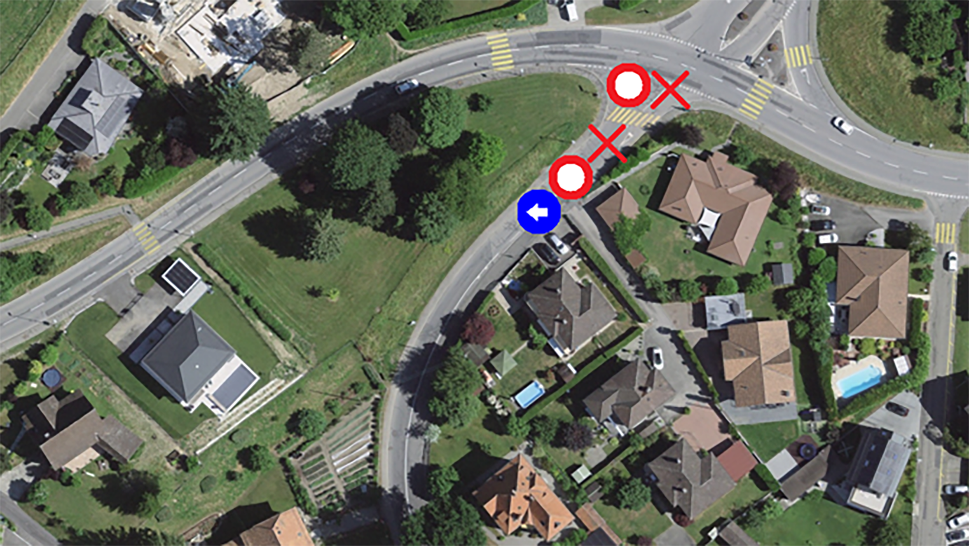 Moudon route d'Yverdon