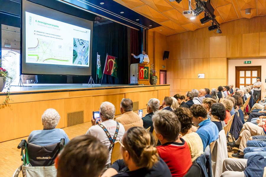 Moudon présentation publique jonction Sud 5 septembre 2024